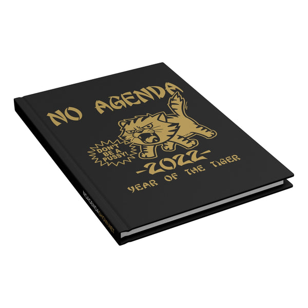 2022 YEAR OF THE TIGER - BLK - hardcover notebook new