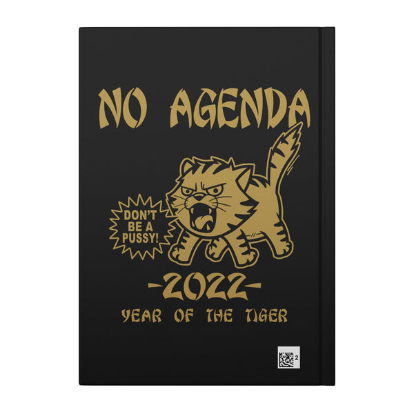 2022 YEAR OF THE TIGER - BLK - hardcover notebook new