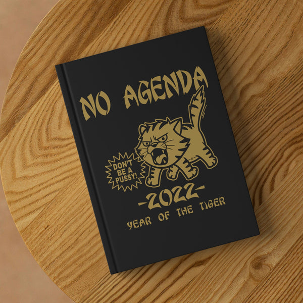 2022 YEAR OF THE TIGER - BLK - hardcover notebook new