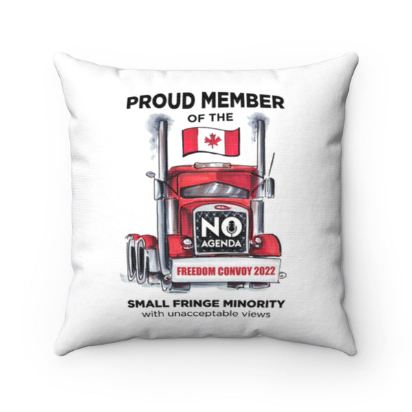 UNACCEPTABLE FREEDOM CONVOY - W - throw pillow