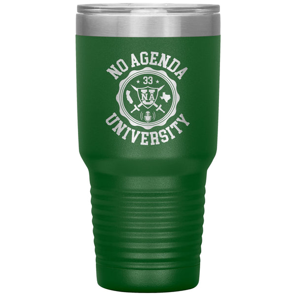 NO AGENDA UNIVERSITY - 30 oz tumbler