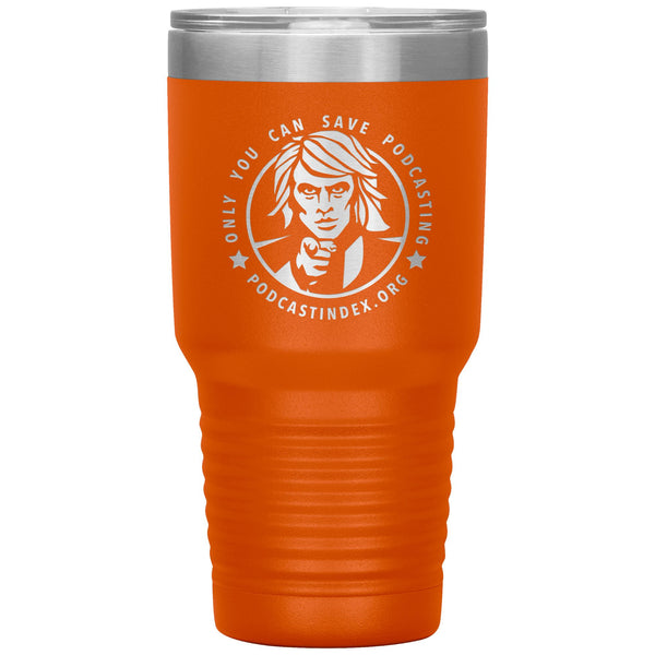 SAVE PODCASTING! - 30 oz tumbler