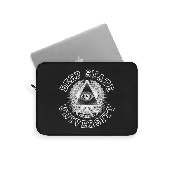 DEEP STATE UNIVERSITY - W - laptop sleeve