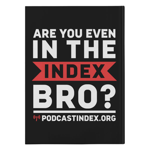 INDEX BRO? - hardcover notebook old
