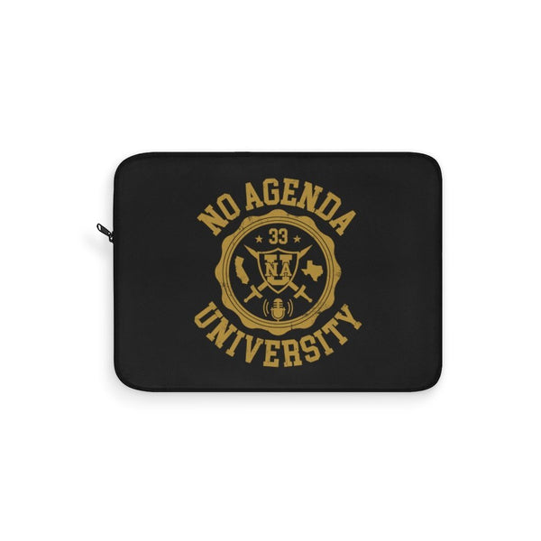 NO AGENDA UNIVERSITY - T - laptop sleeve