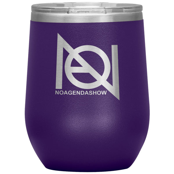NO AGENDA SHOW - 12 oz wine tumbler