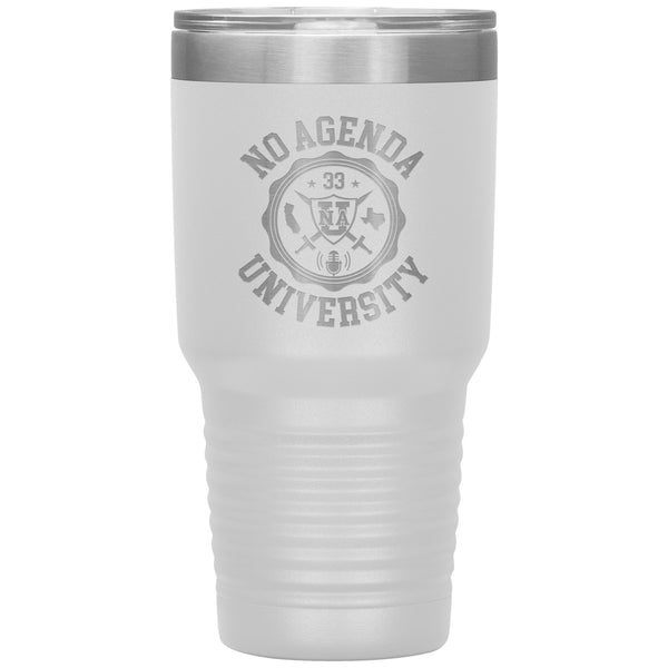 NO AGENDA UNIVERSITY - 30 oz tumbler