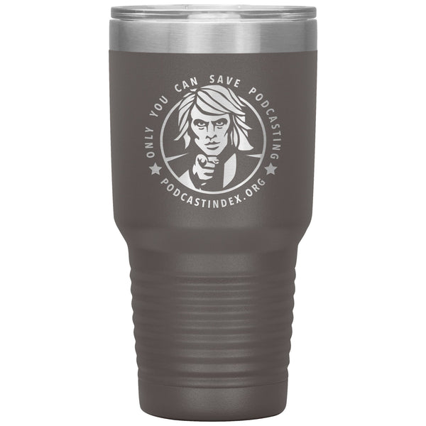 SAVE PODCASTING! - 30 oz tumbler