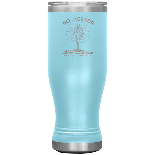 DONT TREAD ON PODCASTING - 20 oz boho tumbler