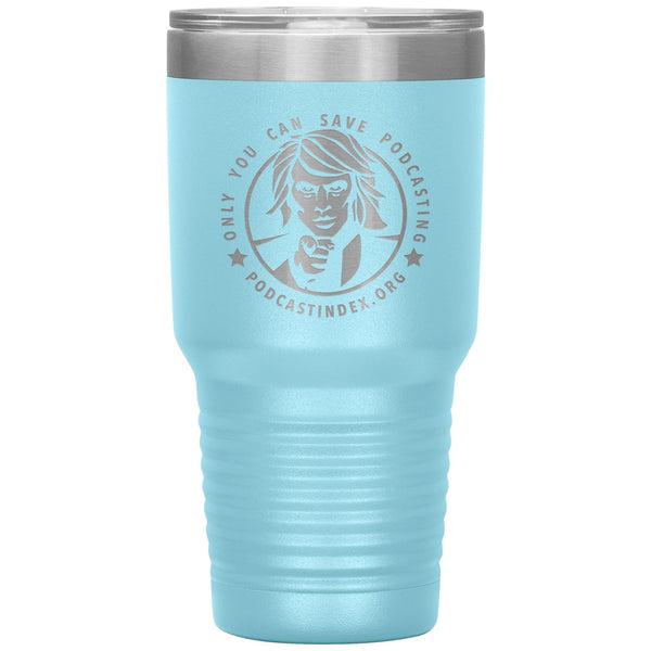 SAVE PODCASTING! - 30 oz tumbler