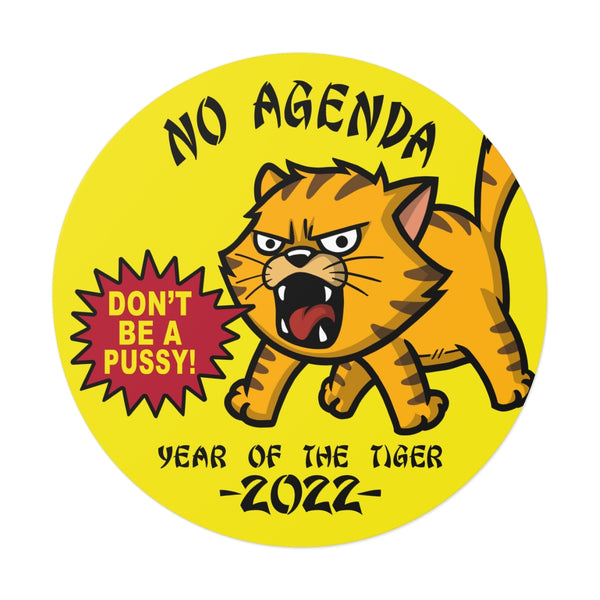 2022 YEAR OF THE TIGER - CLR - round vinyl sticker