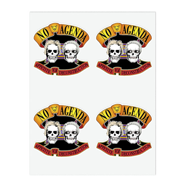 APPETITE FOR DECONSTRUCTION - vinyl sticker sheet