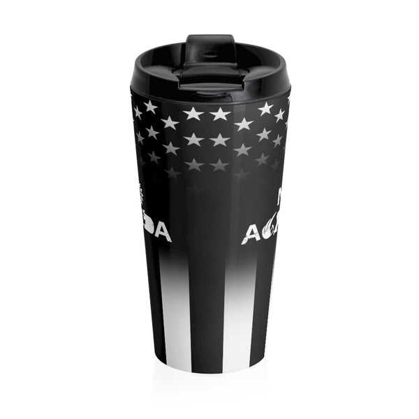 NO AGENDA PARTY TIME - 15 oz travel mug