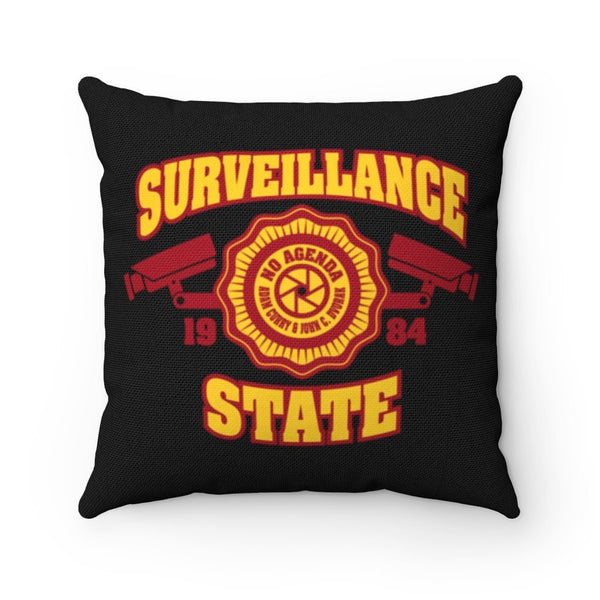 SURVEILLANCE STATE - throw pillow