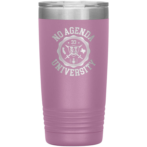 NO AGENDA UNIVERSITY - 20 oz tumbler