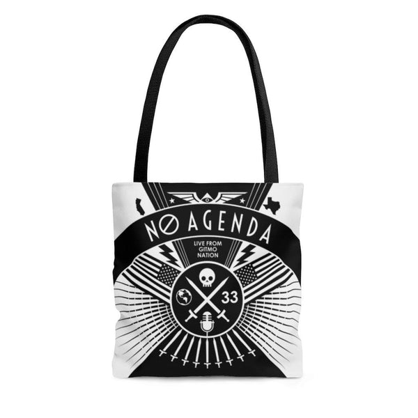 NO AGENDA RALLY - DARK - tote bag