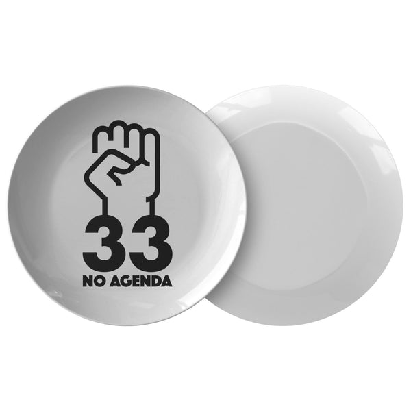 NO AGENDA 33 - plate