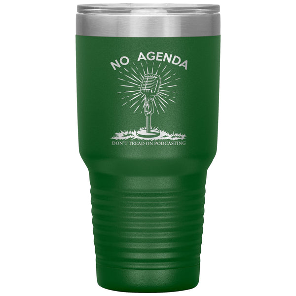 DONT TREAD ON PODCASTING - 30 oz tumbler