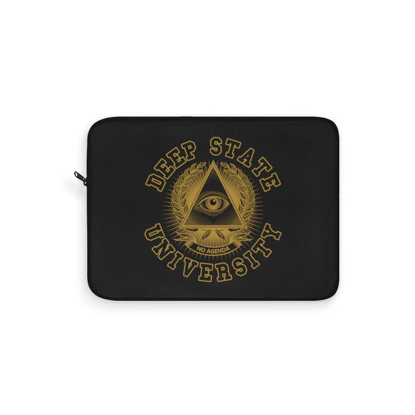 DEEP STATE UNIVERSITY - T - laptop sleeve