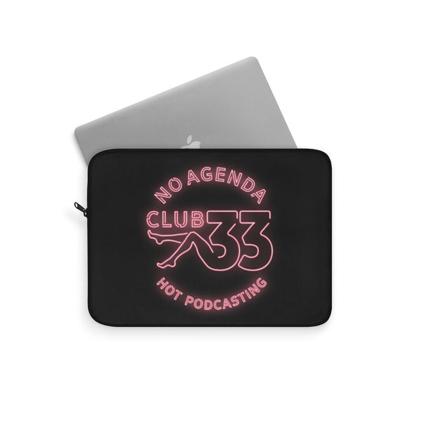 NO AGENDA CLUB 33 - R - laptop sleeve
