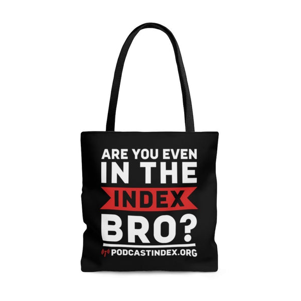 INDEX BRO? - BLK - tote bag