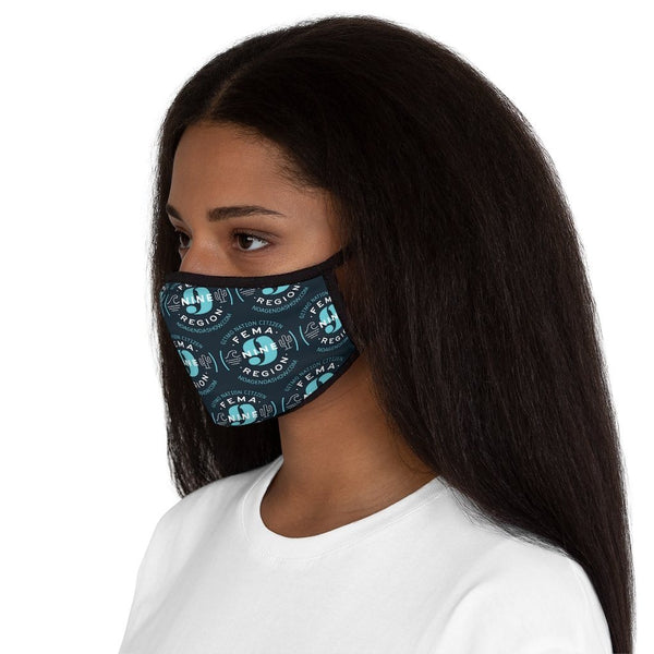FEMA REGION NINE - BLUE - fitted face mask