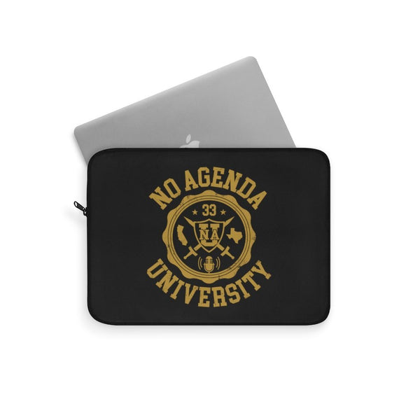 NO AGENDA UNIVERSITY - T - laptop sleeve