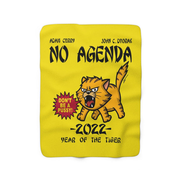 2022 YEAR OF THE TIGER - YLW - sherpa blanket