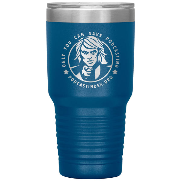 SAVE PODCASTING! - 30 oz tumbler