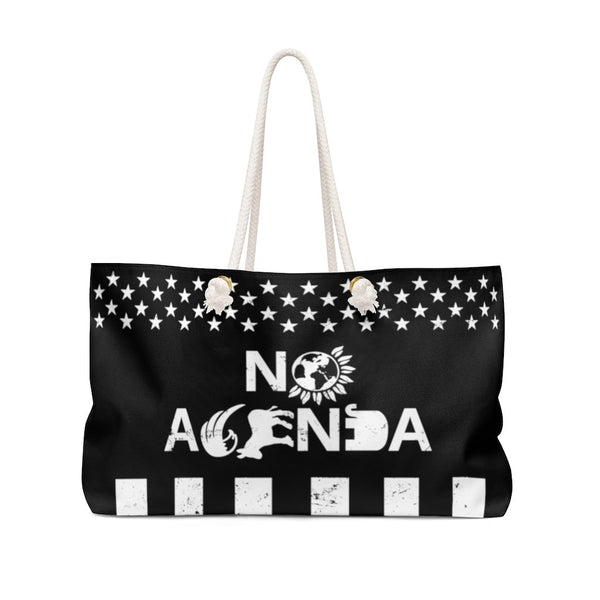 NO AGENDA PARTY TIME - weekender bag