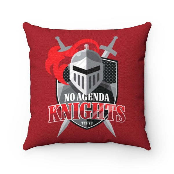 NO AGENDA KNIGHTS - throw pillow