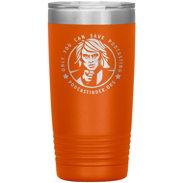 SAVE PODCASTING! - 20 oz tumbler