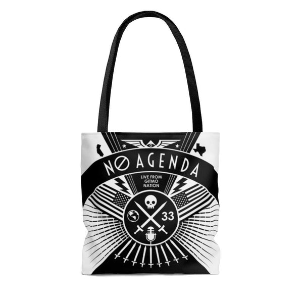 NO AGENDA RALLY - DARK - tote bag