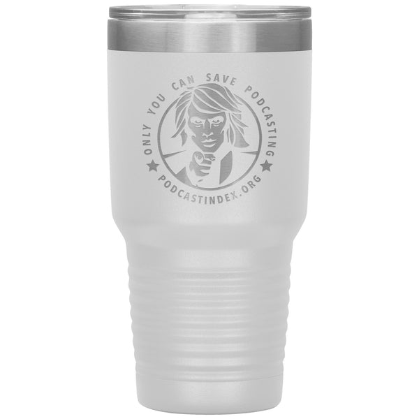 SAVE PODCASTING! - 30 oz tumbler