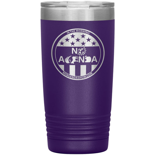 NO AGENDA PARTY TIME - 20 oz tumbler