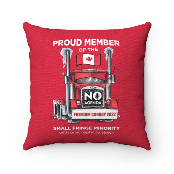 UNACCEPTABLE FREEDOM CONVOY - R - throw pillow case