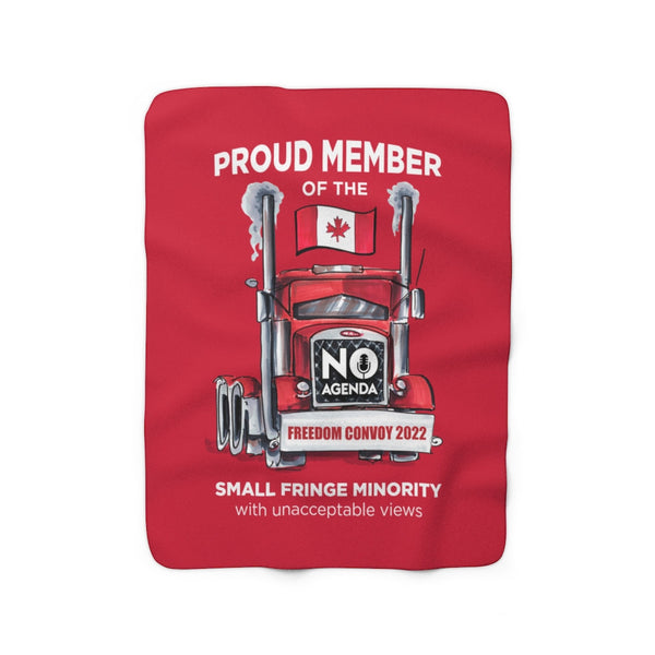 UNACCEPTABLE FREEDOM CONVOY - R - sherpa blanket