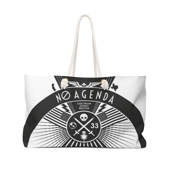 NO AGENDA RALLY - DARK - rope tote