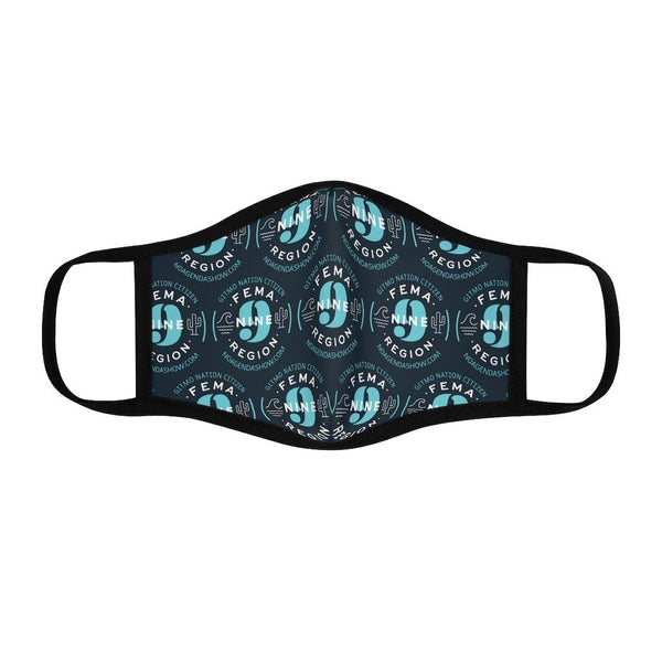 FEMA REGION NINE - BLUE - fitted face mask