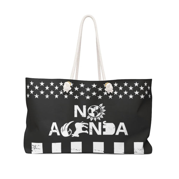 NO AGENDA PARTY TIME - weekender bag