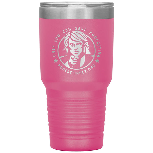 SAVE PODCASTING! - 30 oz tumbler