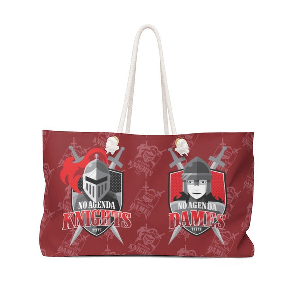 NO AGENDA KNIGHTS & DAMES - R - rope tote