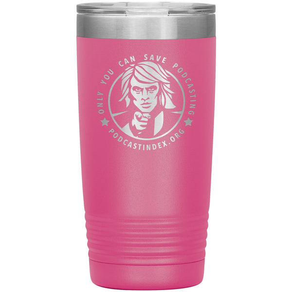 SAVE PODCASTING! - 20 oz tumbler