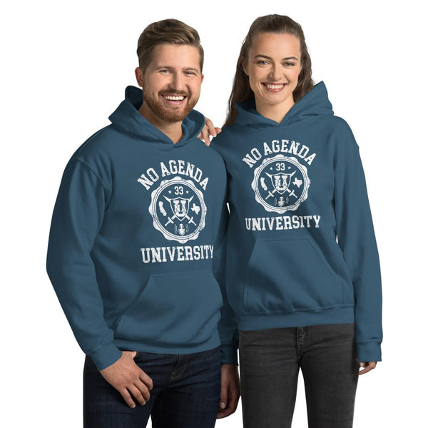 NO AGENDA UNIVERSITY - pullover hoodie