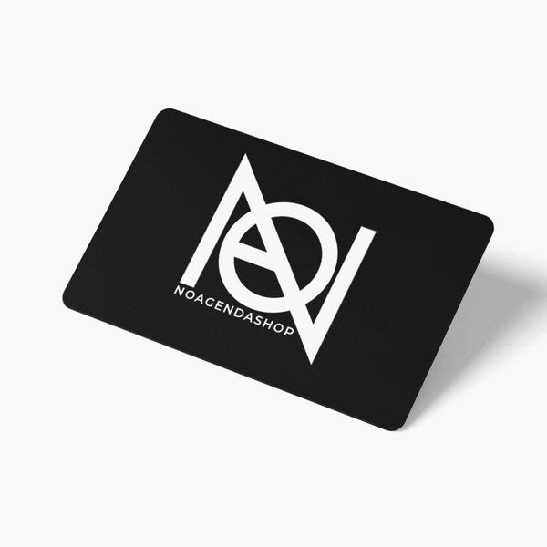 NO AGENDA SHOP gift card