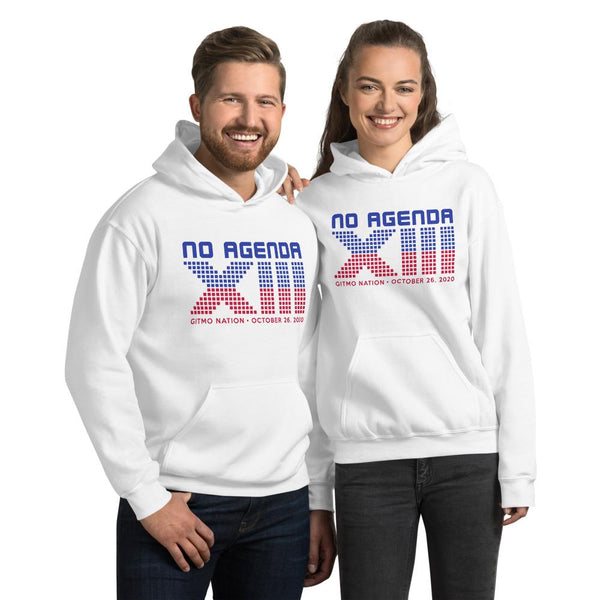 NO AGENDA 13 YEARS - pullover hoodie