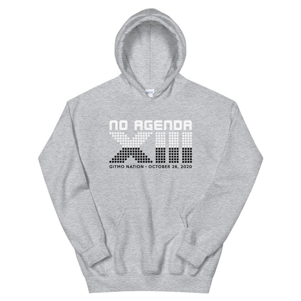 NO AGENDA 13 YEARS - pullover hoodie