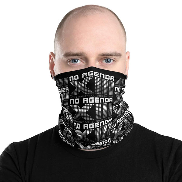 NO AGENDA 13 YEARS - neck gaiter