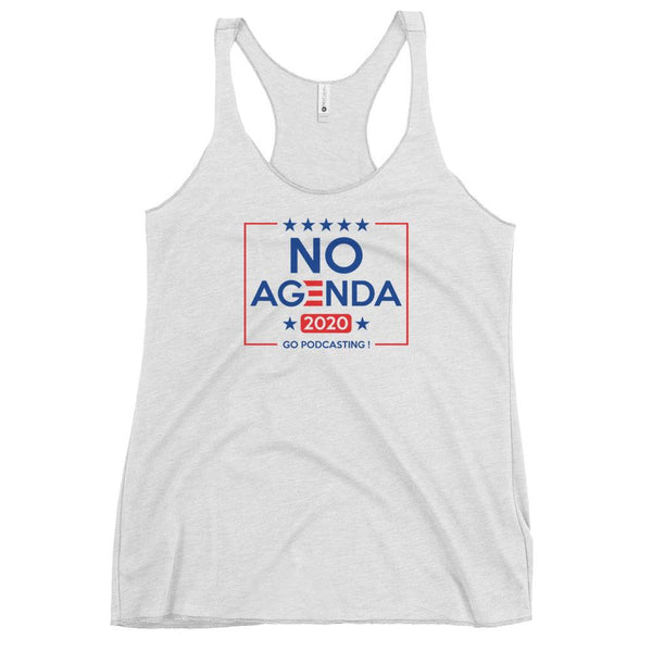 NO AGENDA 2020 - racerback tank