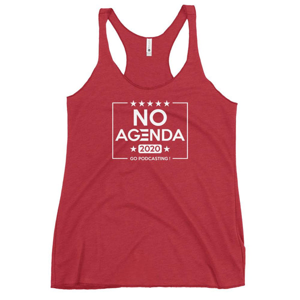 NO AGENDA 2020 - racerback tank